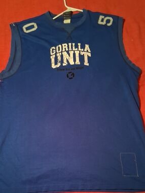 50 Cent "G-Unit" "GORILLA Unit" 2xl Rare Vintage Jersey Y2k